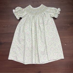 Secret Wishes 2T green smock dress